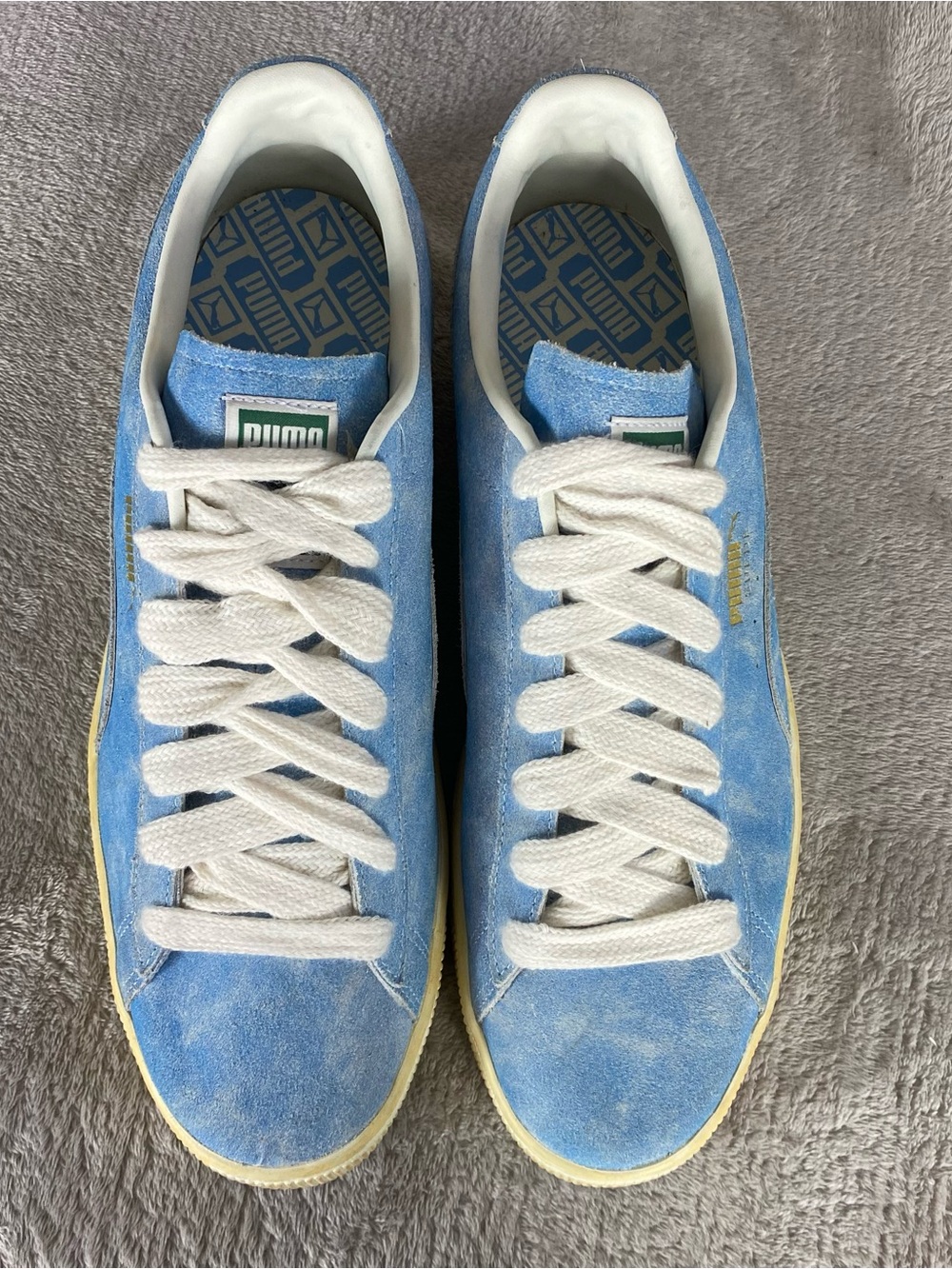 Puma Faded Suede 399654-01 Mens Sneakers Size 13 Blue Athletic Shoes NEW - Picture 8 of 10